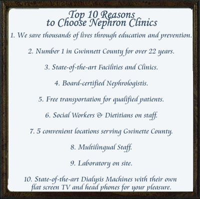 Top Ten Reasons